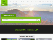 Tablet Screenshot of cheaplands.com